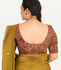 KALAMKARI ROUND NECK 10 INCH HANDS STRECHBLE BLOUSE