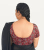 KALAMKARI ROUND NECK SHORT HANDS STRECHBLE BLOUSE
