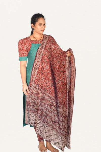 Kalamkari Cotton Legging 3pcs Set