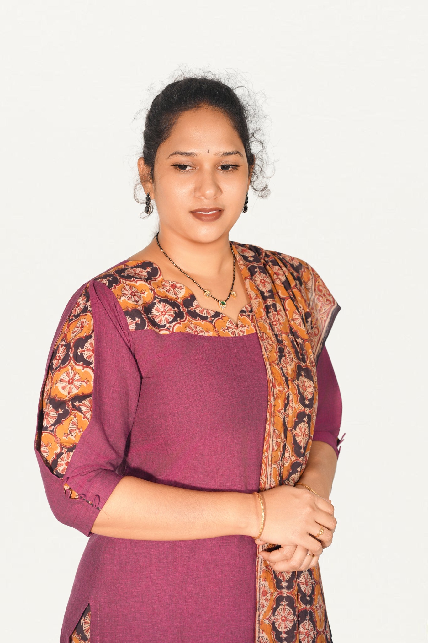 Kalamkari Cotton Legging 3pcs Set