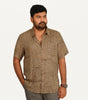 Kalamkari Cotton/ Reyon Blended Shirt