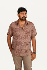 Kalamkari Cotton/ Reyon Blended Shirt