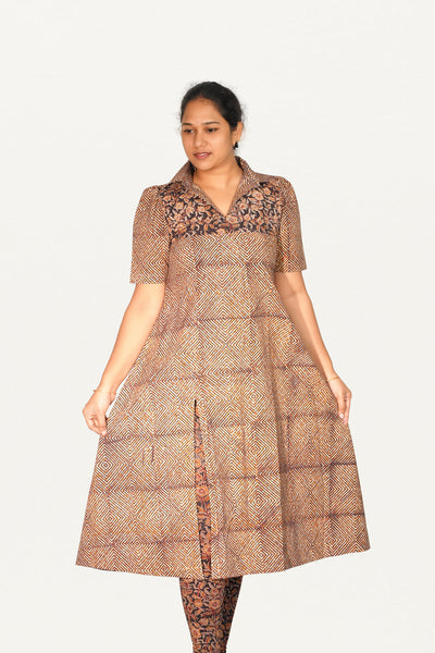 Kalamkari Cotton Legging  2psc Set