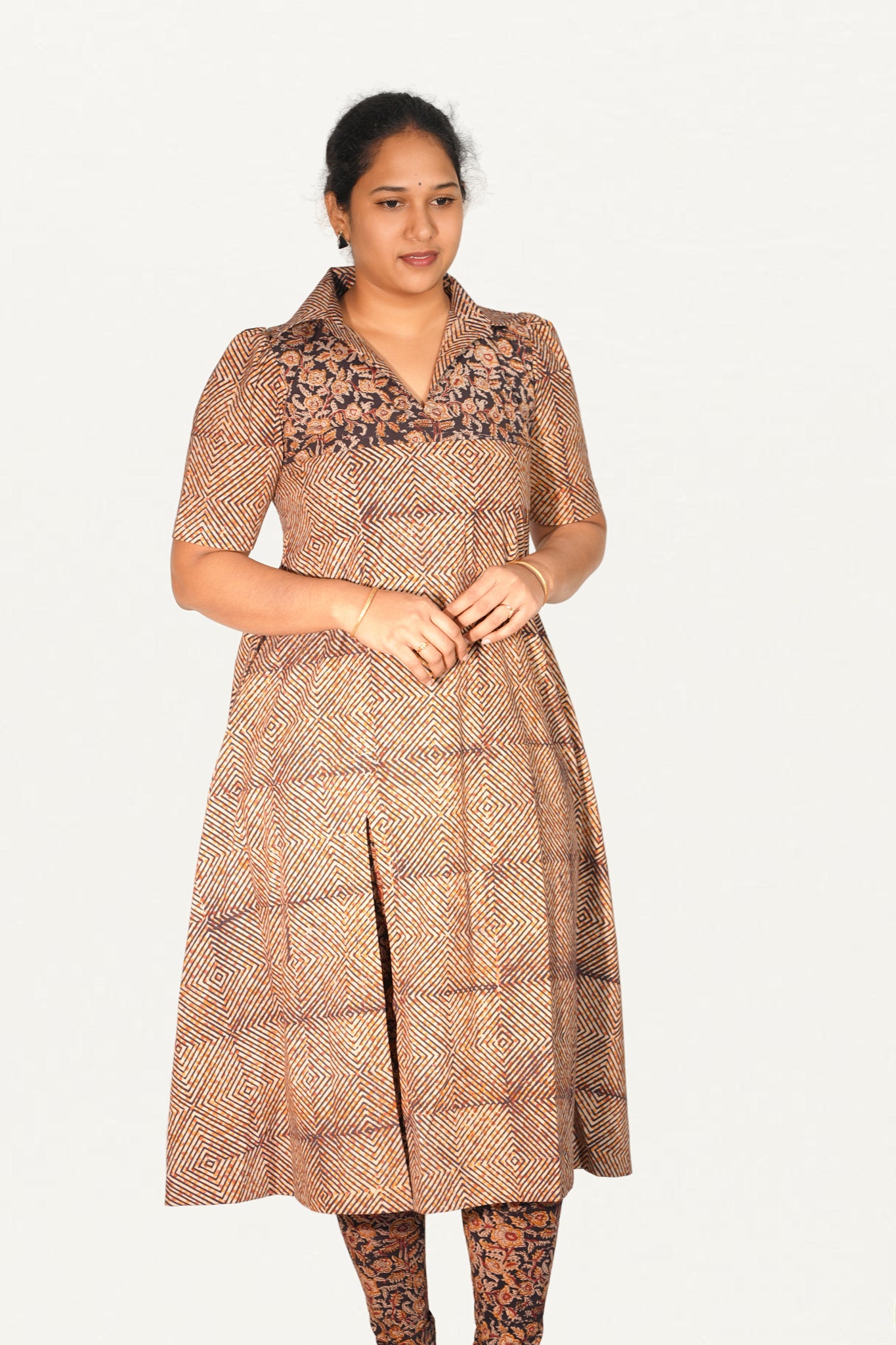 Kalamkari Cotton Legging  2psc Set