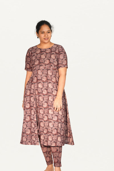 Kalamkari Cotton Legging  2psc Set