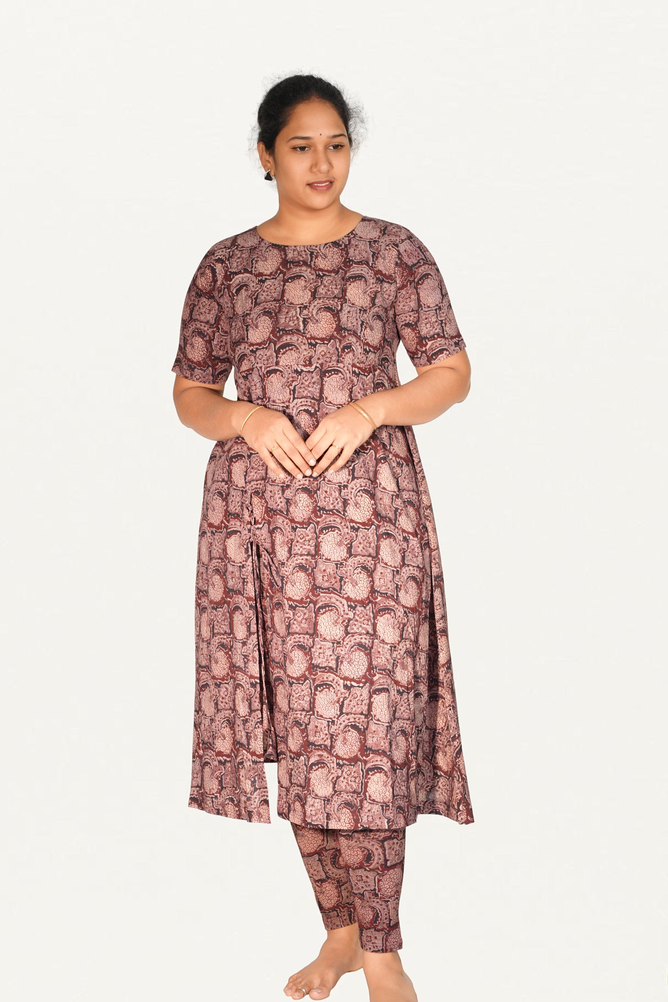 Kalamkari Cotton Legging  2psc Set