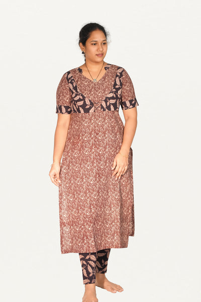 Kalamkari Cotton Legging  2psc Set