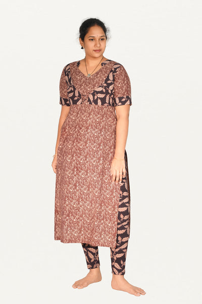 Kalamkari Cotton Legging  2psc Set