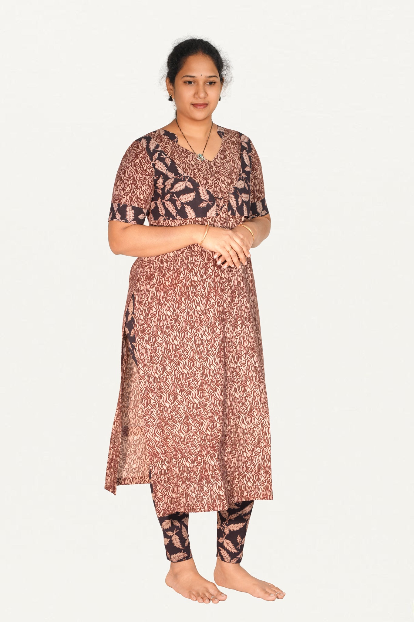 Kalamkari Cotton Legging  2psc Set