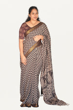 Kalamkari  Nizam Boarder Silk Saree