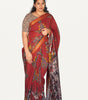 Kalamkari  Nizam Boarder Silk Saree
