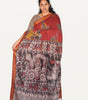 Kalamkari  Nizam Boarder Silk Saree