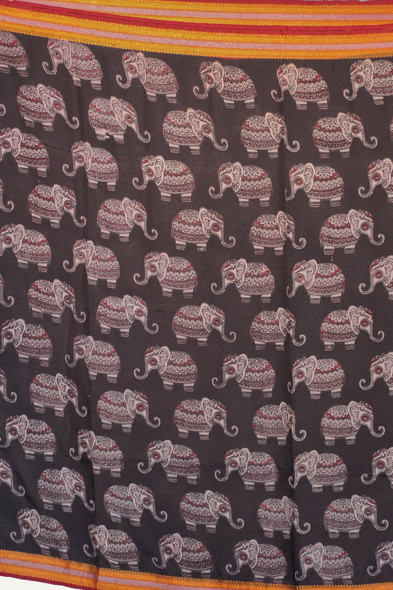 Kalamkari  Nizam Boarder Silk Saree