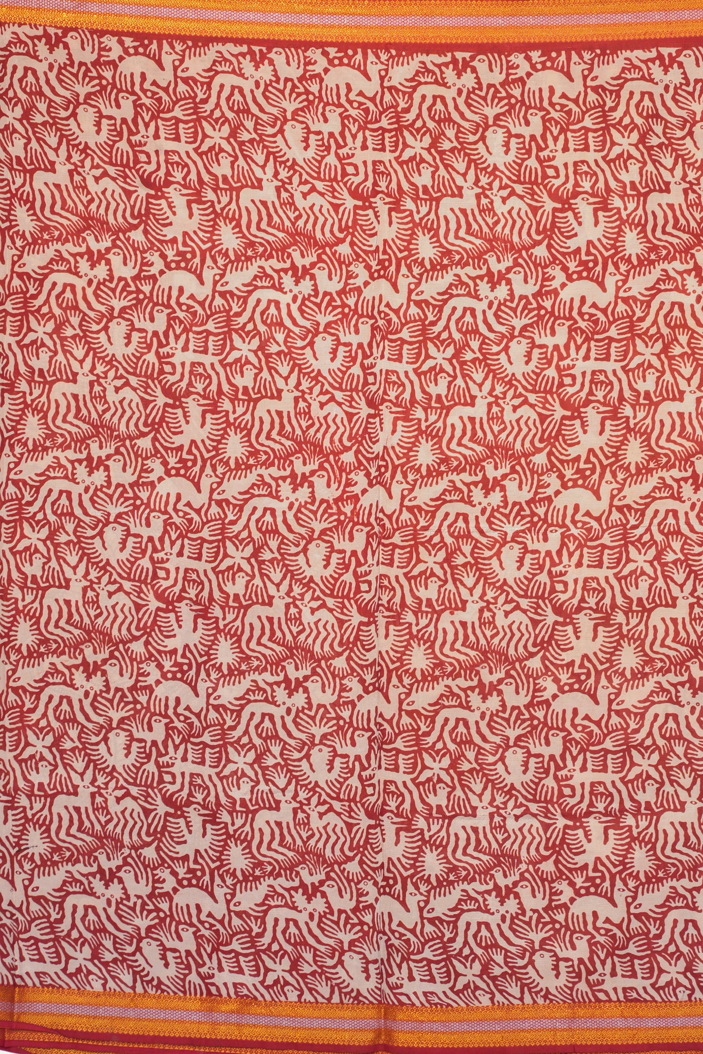 Kalamkari  Nizam Boarder Silk Saree