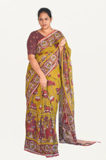 Kalamkari Mul Mul Special Cotton Saree