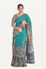 Kalamkari Mul Mul Special Cotton Saree