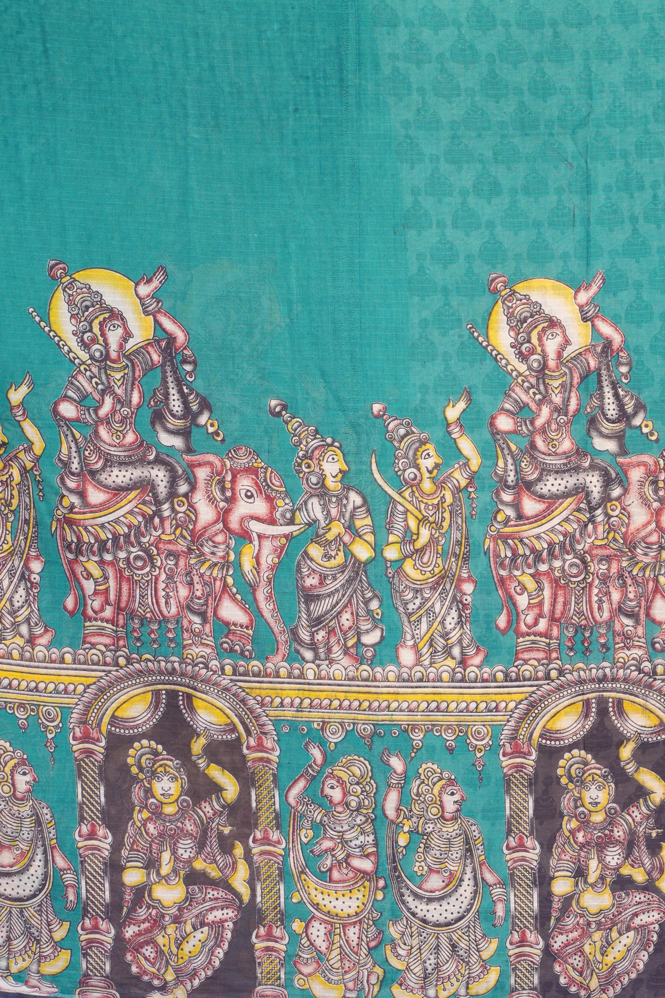 Kalamkari Mul Mul Special Cotton Saree