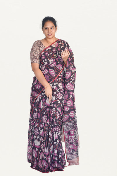 Kalamkari Mul Mul Special Cotton Saree