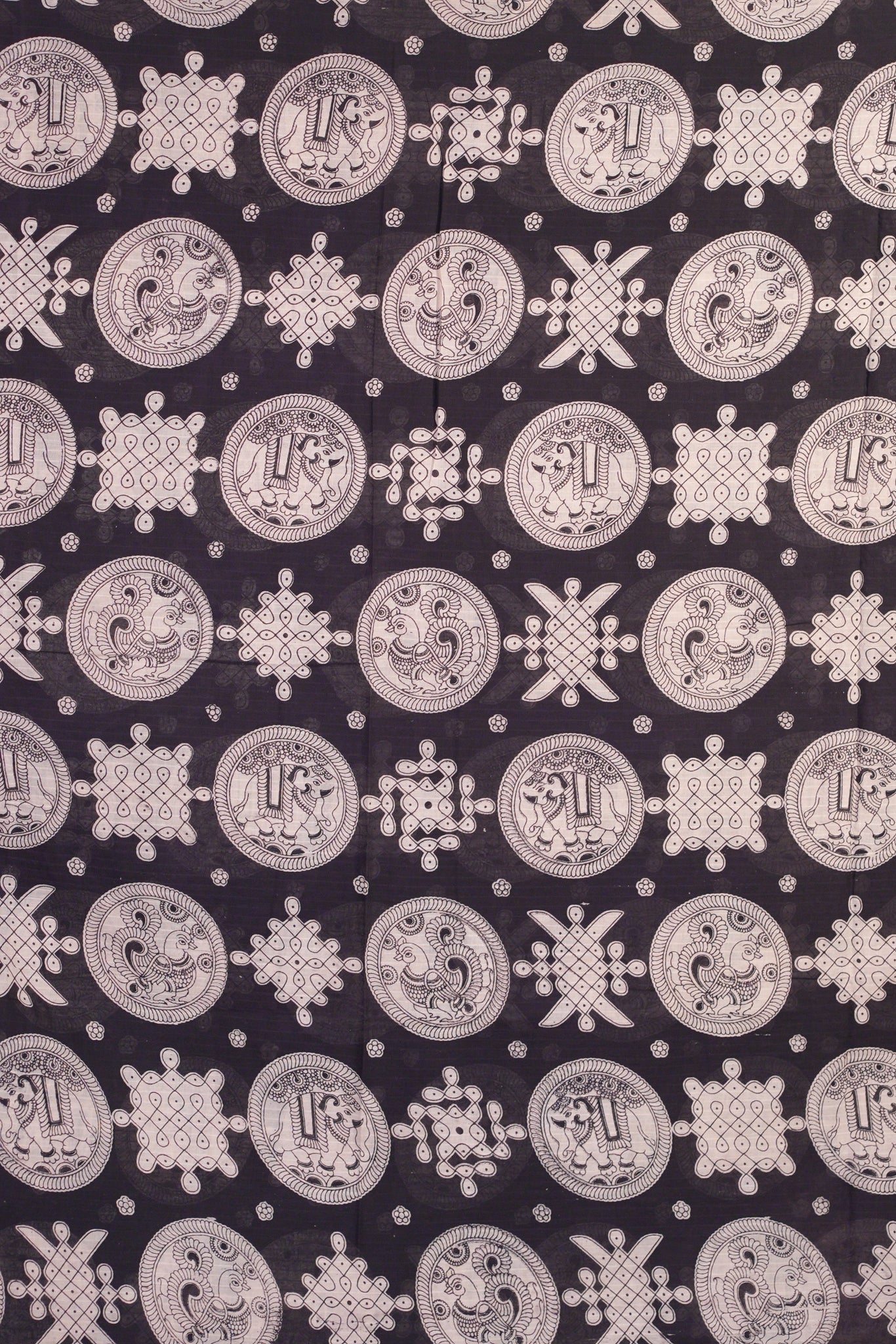 Kalamkari Mul Mul Special Cotton Saree