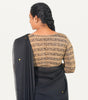 KALAMKARI BOAT  NECK FULL HANDS STRECHBLE BLOUSE
