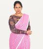KALAMKARI BOAT  NECK FULL HANDS STRECHBLE BLOUSE