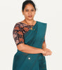 KALAMKARI BOAT NECK OPEN 10 HAND'S STREACHBLE  BLOUSE