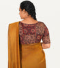 KALAMKARI BOAT NECK OPEN 10 HAND'S STREACHBLE  BLOUSE