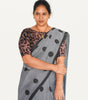 KALAMKARI BOAT NECK OPEN 10 HAND'S STREACHBLE  BLOUSE