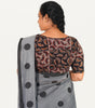 KALAMKARI BOAT NECK OPEN 10 HAND'S STREACHBLE  BLOUSE