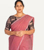 KALAMKARI BOAT NECK OPEN 10 HAND'S STREACHBLE  BLOUSE