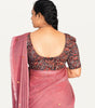 KALAMKARI BUTTA  ROUND NECK 10 INCH HANDS STRECHBLE BLOUSE