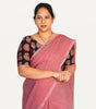 KALAMKARI ROUND NECK 10 INCH HANDS STRECHBLE BLOUSE