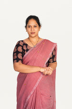 KALAMKARI ROUND NECK 10 INCH HANDS STRECHBLE BLOUSE