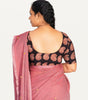 KALAMKARI ROUND NECK 10 INCH HANDS STRECHBLE BLOUSE