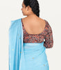 KALAMKARI ROUND NECK FULL HANDS STRECHBLE BLOUSE