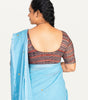 KALAMKARI ROUND NECK 10 INCH HANDS STRECHBLE BLOUSE