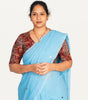 KALAMKARI V NECK 10 INCH HAND  STRECHBLE BLOUSE