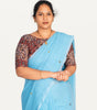 KALAMKARI BOAT NECK OPEN 10 HAND'S STREACHBLE  BLOUSE