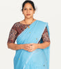 KALAMKARI BOAT NECK OPEN 10 HAND'S STREACHBLE  BLOUSE
