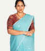 KALAMKARI V NECK 10 INCH HAND  STRECHBLE BLOUSE