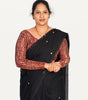 KALAMKARI ROUND NECK FULL HANDS STRECHBLE BLOUSE