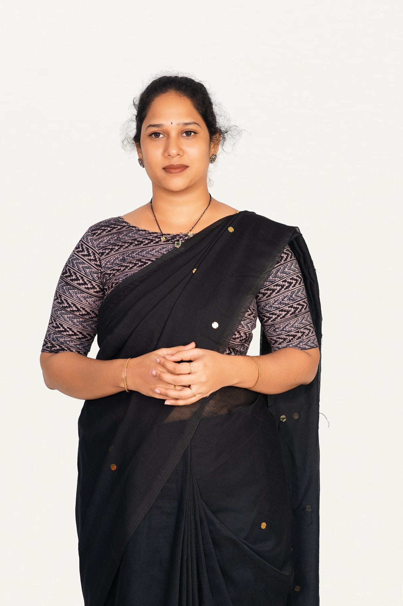 KALAMKARI BOAT NECK OPEN 10 HAND'S STREACHBLE  BLOUSE