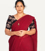 KALAMKARI BUTTA  ROUND NECK 10 INCH HANDS STRECHBLE BLOUSE