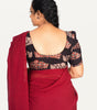 KALAMKARI BUTTA  ROUND NECK 10 INCH HANDS STRECHBLE BLOUSE