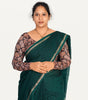 KALAMKARI ROUND NECK FULL HANDS STRECHBLE BLOUSE