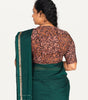 KALAMKARI V NECK 10 INCH HAND  STRECHBLE BLOUSE