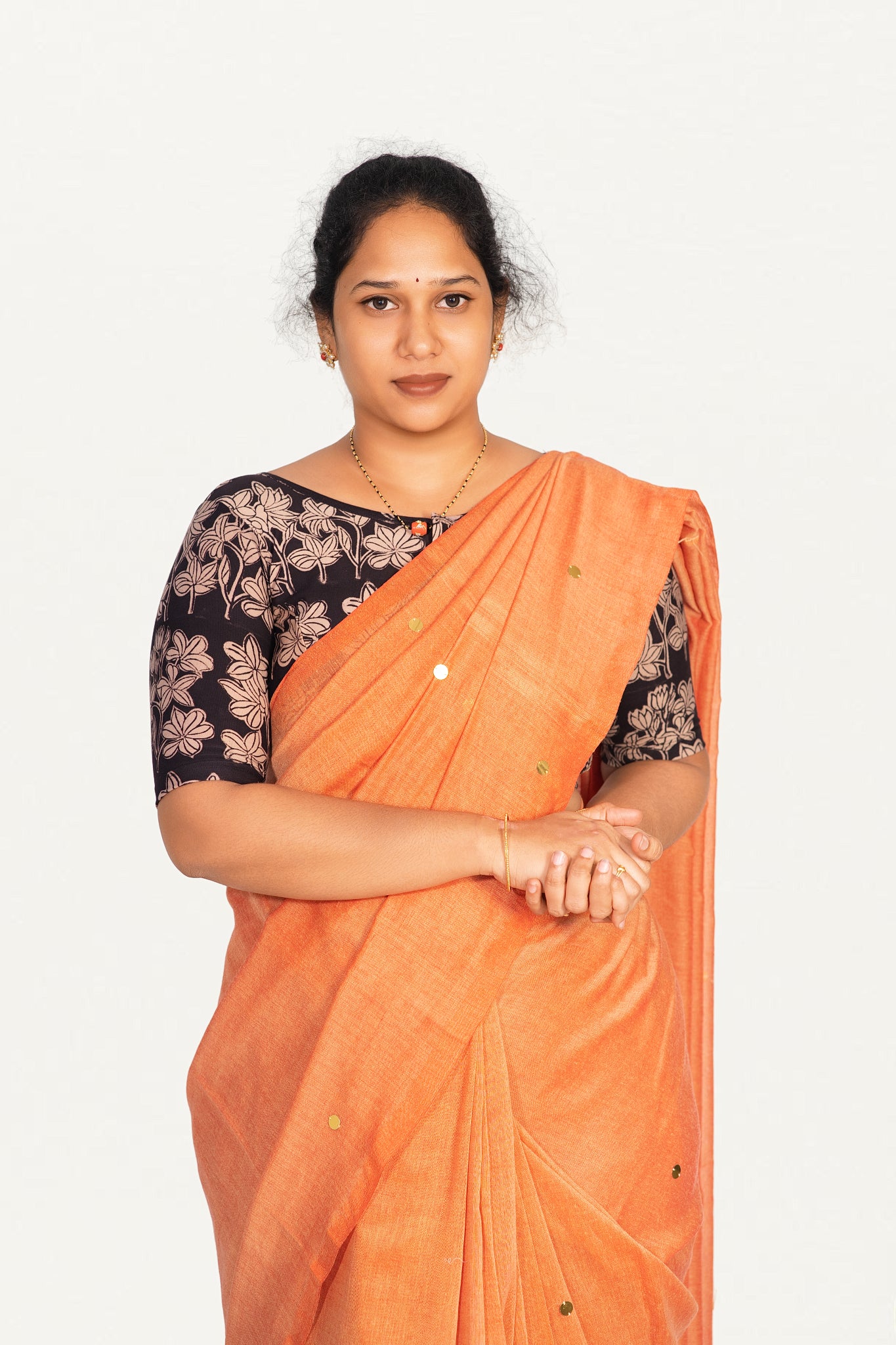 KALAMKARI BOAT NECK OPEN 10 HAND'S STREACHBLE  BLOUSE