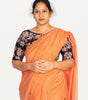 KALAMKARI BOAT NECK OPEN 10 HAND'S STREACHBLE  BLOUSE