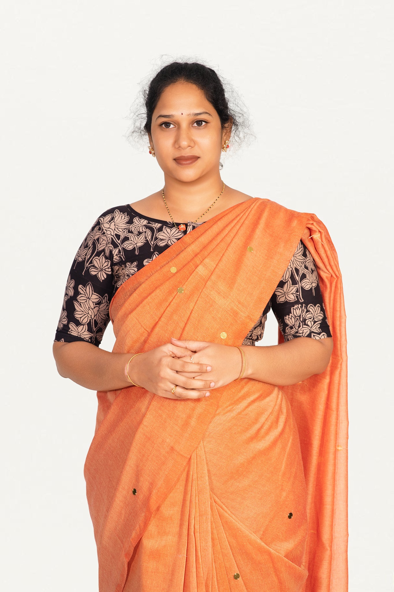 KALAMKARI BOAT NECK OPEN 10 HAND'S STREACHBLE  BLOUSE