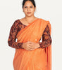 KALAMKARI ROUND NECK FULL HANDS STRECHBLE BLOUSE
